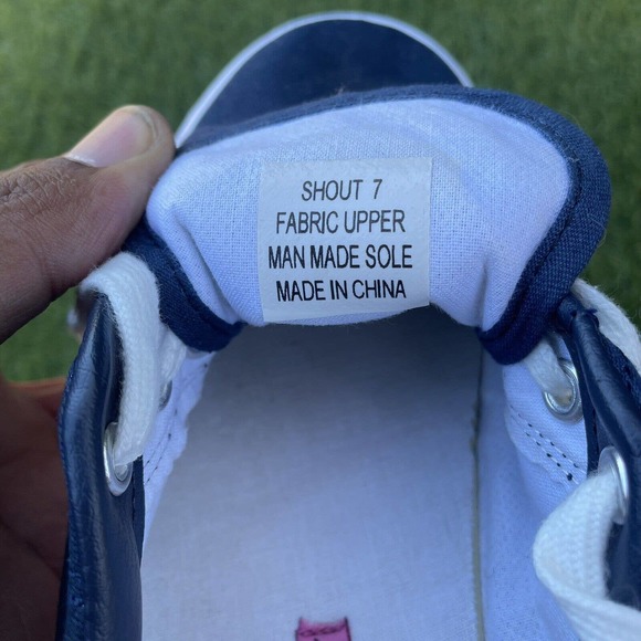 Rock And Candy “Shout” Platform Canvas Sneakers Blue/White Women’s Size 7 - Picture 8 of 12